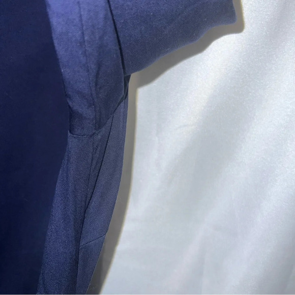 J. McLaughlin Ciara Wrap Dress Dark Navy Size Small Lyocell Brunch Elegant - Picture 8 of 16